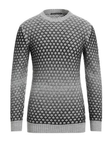 Daniele Alessandrini Man Sweater Light Grey Size 44 Acrylic, Wool, Polyamide In Gray