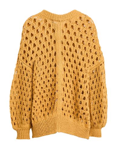 Isabel Marant Round Neck Long-sleeved Sweater In Beige