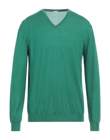 Malo Man Sweater Green Size 46 Cashmere