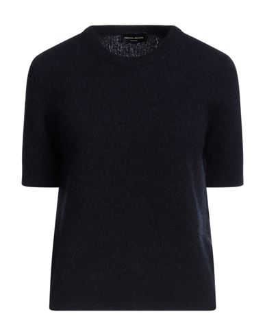 Roberto Collina Woman Sweater Midnight Blue Size Xl Cashmere, Silk, Polyester