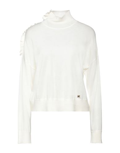 Rollkragenpullover Damen Elfenbein L Damen