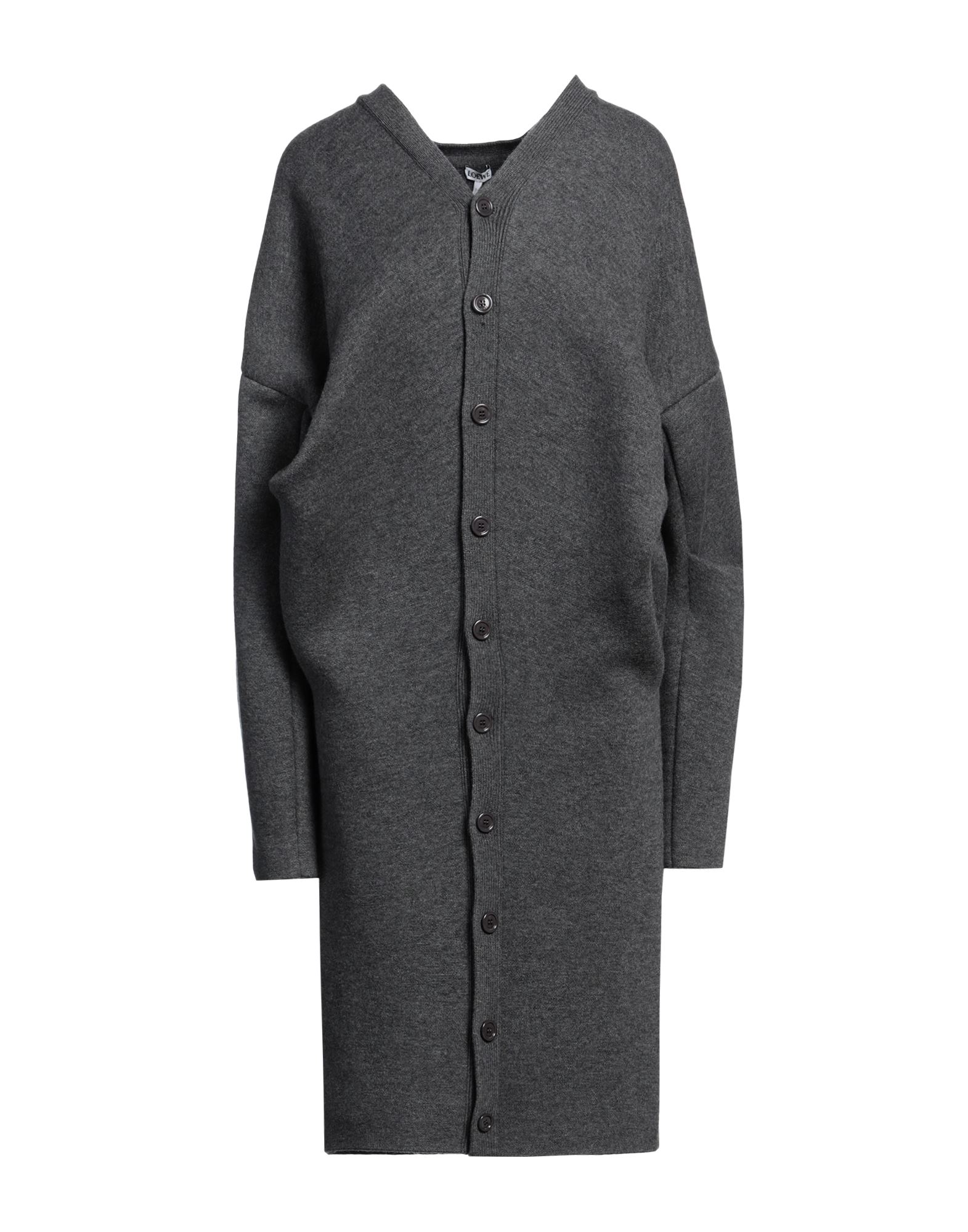 《セール開催中》LOEWE レディース カーディガン グレー XS ウール 57% / コットン 23% / ナイロン 19% / ポリウレタン 1%