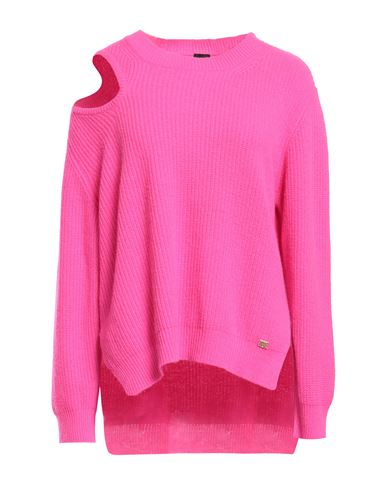 Pinko Woman Sweater Fuchsia Size M Wool, Viscose, Polyamide, Cashmere In Pink