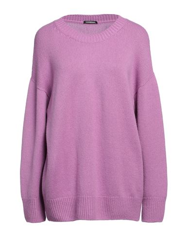 Shop Canessa Woman Sweater Mauve Size M Cashmere In Purple