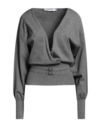Shop Simona Corsellini Woman Sweater Grey Size M Viscose, Polyester