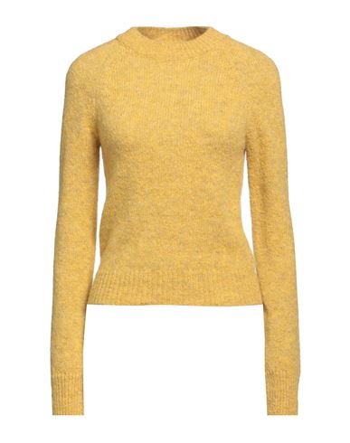 Shop Dries Van Noten Woman Sweater Mustard Size M Alpaca Wool, Merino Wool, Polyamide In Yellow
