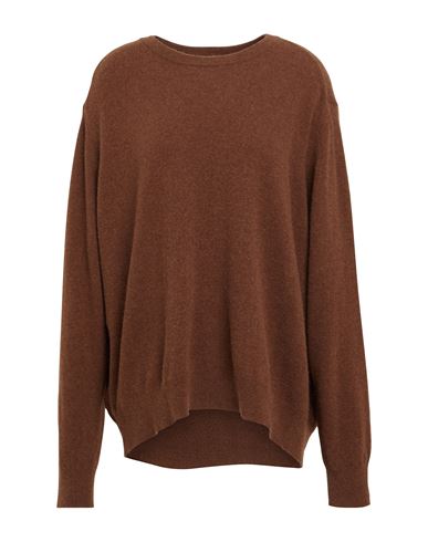 Lemaire Woman Sweater Brown Size L Wool, Polyamide In Brown