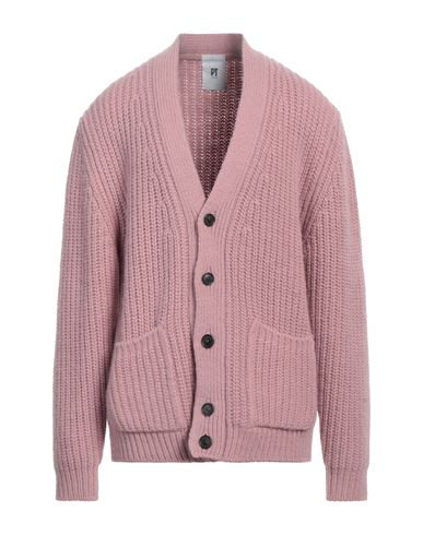 Shop Pt Torino Man Cardigan Pink Size 42 Wool, Alpaca Wool, Acrylic