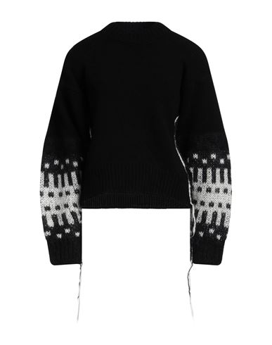 Shop Roberto Collina Woman Sweater Black Size M Wool, Mohair Wool, Cashmere, Nylon