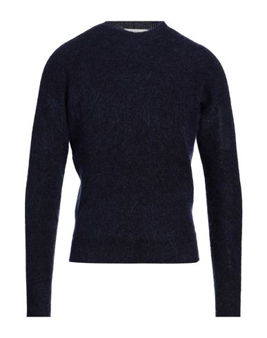 Shop Filippo De Laurentiis Man Sweater Black Size 36 Mohair Wool, Merino Wool, Polyamide, Elastane