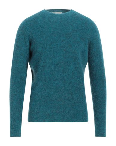 Shop Filippo De Laurentiis Man Sweater Deep Jade Size 42 Mohair Wool, Merino Wool, Polyamide, Elastane In Green