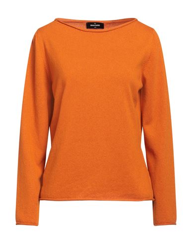 Shop Gran Sasso Woman Sweater Orange Size 12 Cashmere