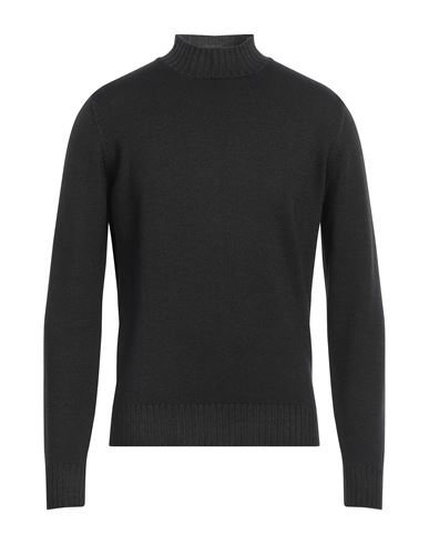 Eynesse Man Sweater Dark Brown Size 44 Virgin Wool In Black