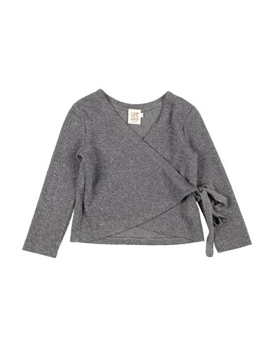 Caffe' D'orzo Babies' Caffé D'orzo Toddler Girl Cardigan Grey Size 4 Polyester, Viscose, Elastane, Nylon