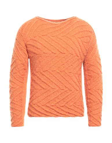 Iris Von Arnim Man Sweater Orange Size M/l Cashmere
