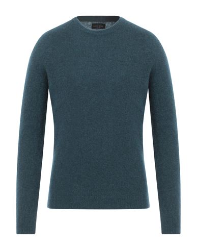 Shop Roberto Collina Man Sweater Deep Jade Size 38 Cashmere, Silk, Polyester In Green