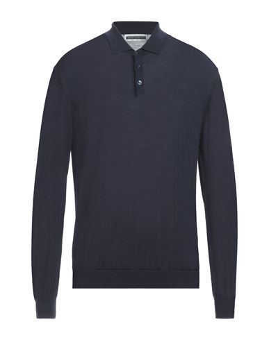 Shop Original Vintage Style Man Sweater Midnight Blue Size 3xl Merino Wool
