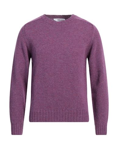 Sebago Man Sweater Mauve Size M Wool In Purple