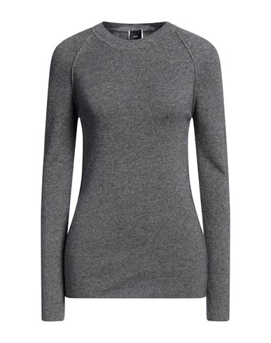 Shop Pinko Woman Sweater Grey Size L Wool, Viscose, Polyamide, Cashmere
