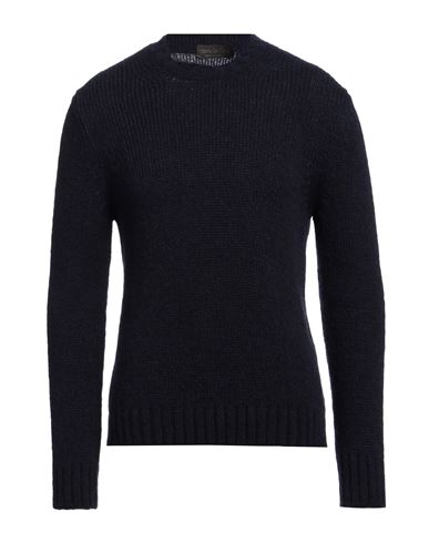 Fabrizio Del Carlo Man Sweater Navy Blue Size M Merino Wool, Polyamide, Alpaca Wool, Elastane