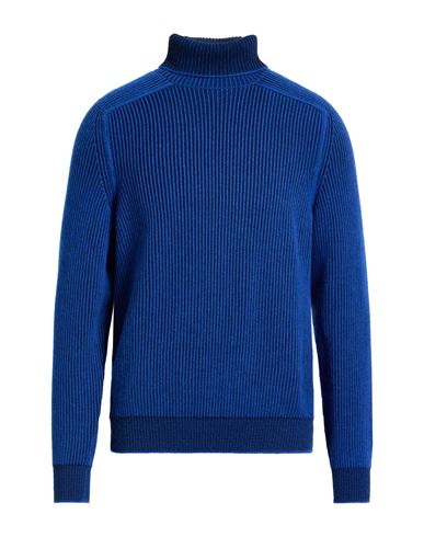 Sease Man Turtleneck Bright Blue Size Xl Cashmere In Blue