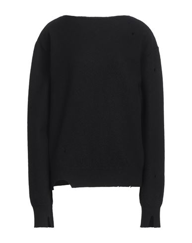 Mm6 Maison Margiela Woman Sweater Black Size Xl Virgin Wool