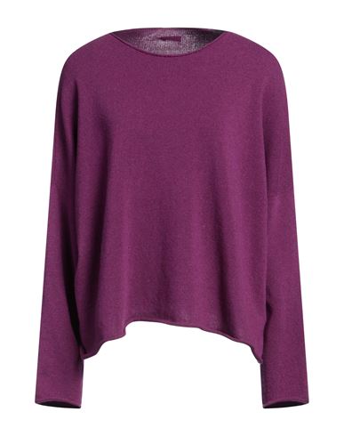 Archivio B Woman Sweater Purple Size L Cashmere