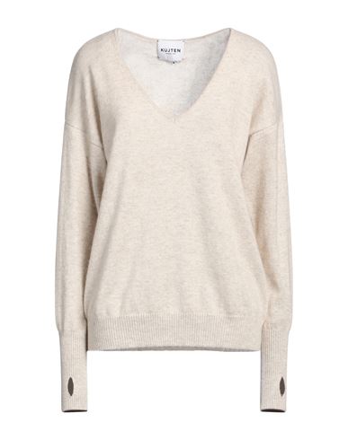 Kujten Woman Sweater Beige Size 2 Cashmere