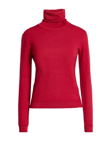 Aspesi Woman Turtleneck Red Size 6 Wool In Red