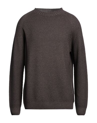 Shop H953 Man Sweater Cocoa Size 44 Merino Wool