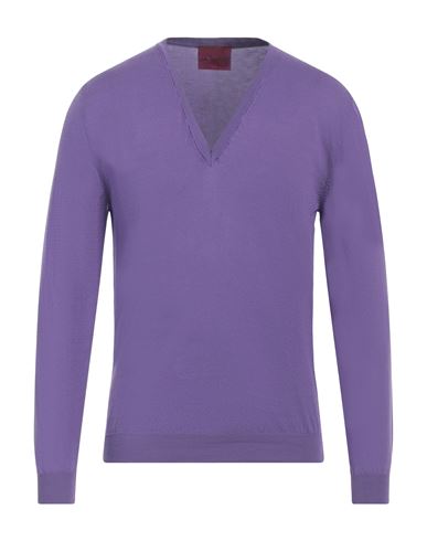 Shop Capsule Knit Man Sweater Light Purple Size L Cotton