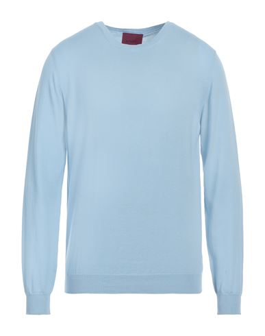 Shop Capsule Knit Man Sweater Sky Blue Size Xl Cotton