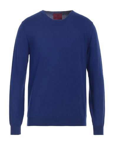 Shop Capsule Knit Man Sweater Blue Size Xxl Cotton