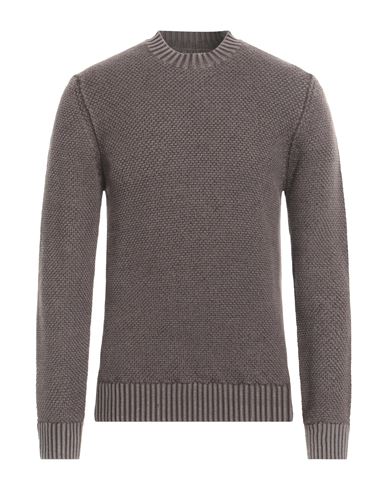 Shop Circolo 1901 Man Sweater Lead Size Xl Virgin Wool In Grey