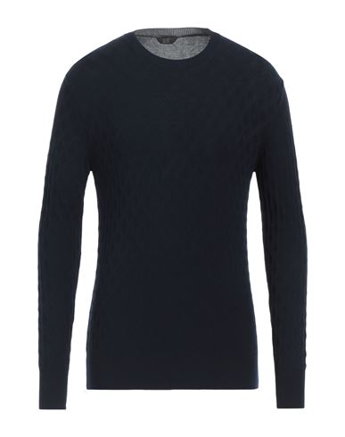 Shop Hōsio Man Sweater Midnight Blue Size L Cotton, Viscose