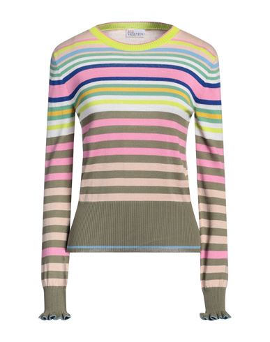 Red Valentino Woman Sweater Pink Size L Cotton, Acrylic, Wool In Multi