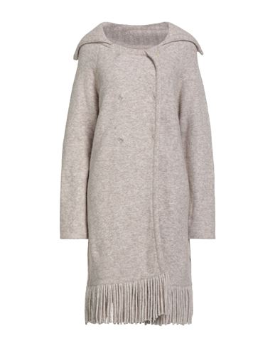 Maliparmi Malìparmi Rinascimento Woman Coat Beige Size S Wool, Polyamide, Acrylic, Alpaca Wool, Elastic Fibres In Sand