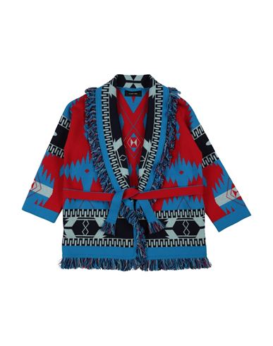 ALANUI ALANUI TODDLER BOY CARDIGAN AZURE SIZE 6 CASHMERE 
