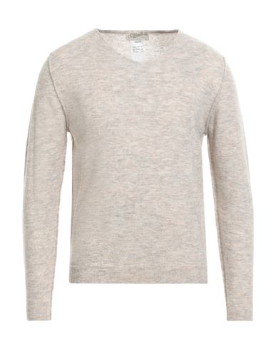 S. Moritz Man Sweater Beige Size 40 Polyamide, Baby Alpaca Wool, Merino Wool In Beige