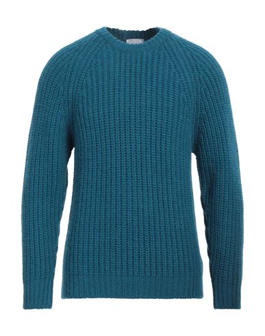Pt Torino Man Sweater Turquoise Size 42 Wool, Alpaca Wool, Acrylic In Blue