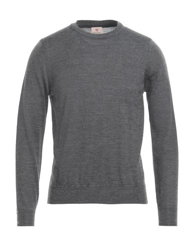 Bagutta Man Sweater Lead Size Xl Merino Wool, Acrylic In Gray