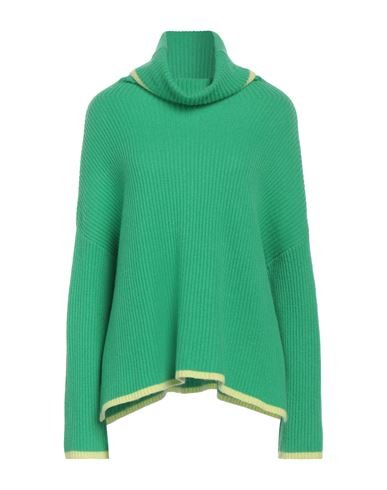 Shop Max & Co . Woman Turtleneck Green Size M Cashmere