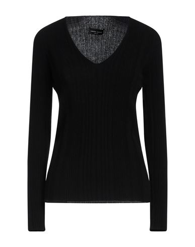 Roberto Collina Woman Sweater Black Size L Cashmere