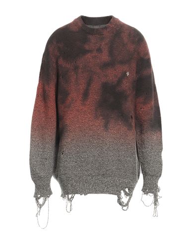 Shop Children Of The Discordance Man Sweater Dark Brown Size 3 Cotton, Acrylic