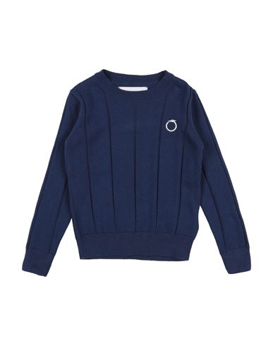 Trussardi Junior Toddler Boy Sweater Blue Size 5 Cotton In Blue
