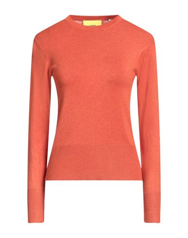 Shop Jjxx By Jack & Jones Woman Sweater Orange Size L Viscose, Nylon, Elastane