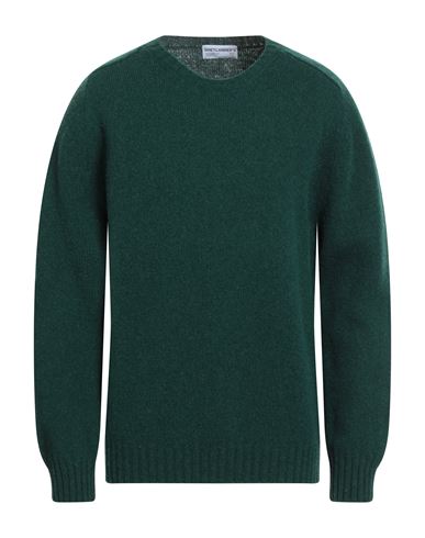 SHETLANDER'S SHETLANDER'S MAN SWEATER GREEN SIZE 42 VIRGIN WOOL 