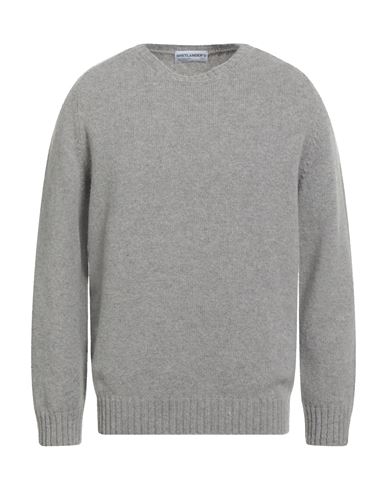 SHETLANDER'S SHETLANDER'S MAN SWEATER LIGHT GREY SIZE 40 VIRGIN WOOL 