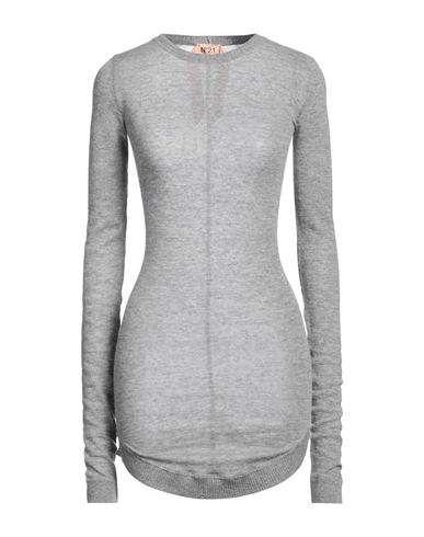 Shop N°21 Woman Sweater Grey Size 6 Polyamide, Alpaca Wool, Wool