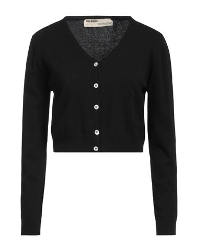 Rue•8isquit Woman Cardigan Black Size M Viscose, Polyamide, Wool, Cashmere